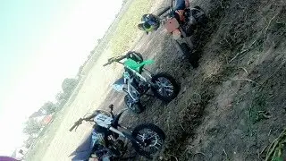 My friend's new ycf-Pilot 125cc PitBike ride!!! pitlife eppisode 9