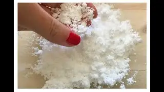 COME PREPARARE LA NEVE ARTIFICIALE In 5 Minuti PER LE DECORAZIONI NATALIZIE