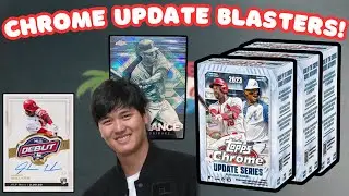 CASE HIT! 2023 Topps Chrome Update Blaster Box Review!