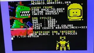 [C64] Ultimax Unleashed - Four back-to-back 2D-DMA transfers