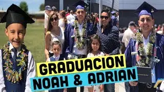 MI HIJO NOAH👨🏼‍🎓 SE GRADUÓ DEL KINDER 🎓Y ADRIAN DE HIGH SCHOOL / 2019 Graduation