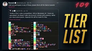 LS #109 - Competitive Tier List with Lemonesis