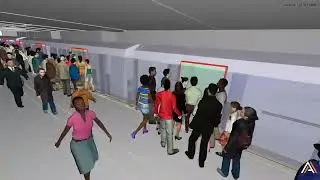 Pedestrian Simulation in Metro Station | Event-Day Passenger Management