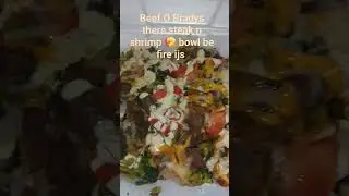 Beef O Bradys got it going on with this steak and 🍤 bowl 🥣 ijs #beefobradys #food