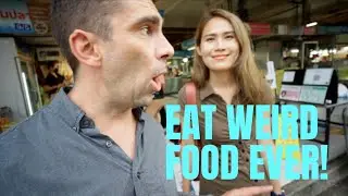 Make Farang eat Strange Thai Food! Collab with @on.theworld