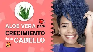 CREMA de peinar CASERA😍 para DEFINIR RIZOS! Aloe Vera!