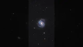 Galaxy Through My Telescope (M100) #astrophotography #telescope #galaxy