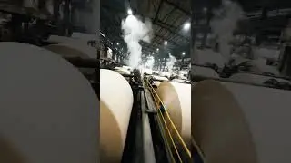 Insane FPV Flight: 720&deg; Roll Through Spinning Paper Mill Rolls  #shortsviral