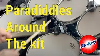 Drummer warm-up - Paradiddles on the practice kit