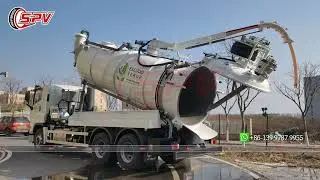 SPV Combined Vacuum Jetting Truck 14,000 litres ISUZU to Equador in March 2025 