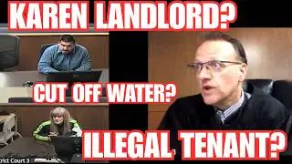 KAREN Landlord Cuts Off Water?! Tenant Fights Back in Court 😳⚖️