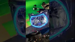 hf deluxe headlight neon led modification #hfdeluxmodification