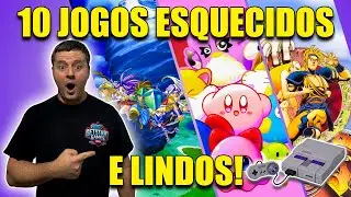 Super Nintendo: 10 Jogos ESQUECIDOS com Gráficos Incríveis!