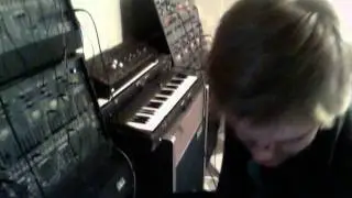 The Drum Machine - (ARP 2600s Minimoog Model D and Macbeth M5)