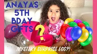 Morning of Anayas 5th BDAY 🎉//Part 1//MYSTERY SURPRISE EGG?! 🎁 FAVOURITE YOUTUBER?! 😱