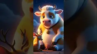 लालच की सज़ा | जादुई गाय की कहानी | Moral Story Hindi#ai #shorts