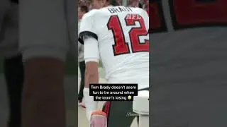You DO NOT Want To Be Around ANGRY 😡 Tom Brady 😳 #NFL #Shorts