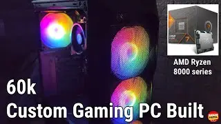 60k AMD Ryzen 7 Custom Gaming PC Built from PC Studio | Dipesh Patel Vlogs #customgaming