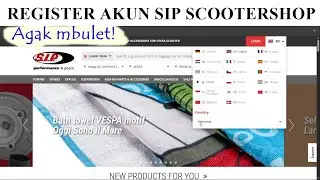 TUTORIAL BIKIN AKUN SIP SCOOTERSHOP