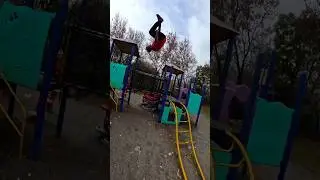 Bella ciao playground parkour flips POV
