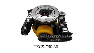 TZBOT Heavy Load Differential Drive Wheel TZCS-750-30