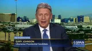 Gov. Gary Johnson on Presidential Debates (C-SPAN)