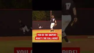 INTERNET UMPIRES&hellip;WHAT&rsquo;S THE CALL HERE? #shorts #baseball #highschoolsports #highschoolbaseball