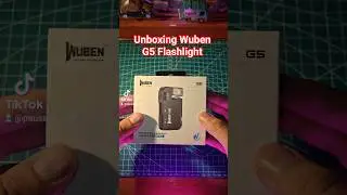 Unboxing Wuben G5 Flashlight #unboxing #wuben #edc #flashlight #rgb