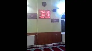 Yaylabağı yeni cami hocamız...