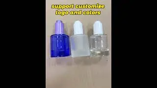 30ml Luxury Cosmetic Glass Packaging Skincare Facial Serum Bottle Container