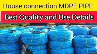 Medical denisty polyethylene pipe ( mdpe pipe ) #mdpepipe #mdpe #house_connection_pipe