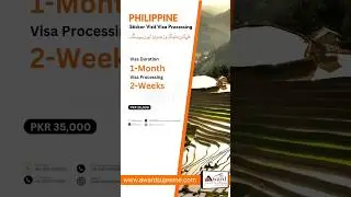Philippine Sticker Visit Visa Processing #travel #visa #donebase