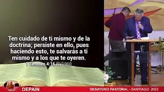 Pastor Hedito Espinoza, Mensaje predicado en Aniversario de Depain Chile