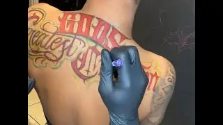HOW TO TATTOO FREEHAND LETTERING