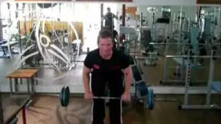 TRAPEZES : Rowing barre &agrave; la Yates en pronation