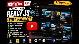 YouTube API Project Using React JS 🔥 | Fetch Videos with YouTube API