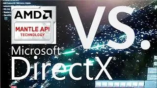 Mantle vs DirectX Split Screen Comparison (Star Swarm) [FX-9590 & R9 280]