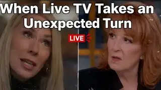 When Live TV Takes an Unexpected Turn | A Tense Moment on The View|Joy Behar 