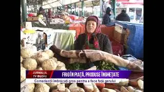 Frig in piata, produse inghetate