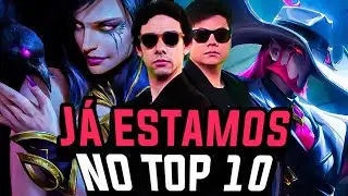 IMPOSSÍVEL PERDER COM ESSA DUPLA? duo @esacarry - League Of Legends MODO ARENA 2V2V2V2