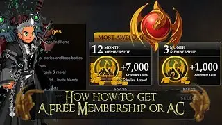 AQW How to get Free Membership 2018