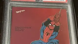 Find out what grade my Spider-Man  precious metal gem card got.