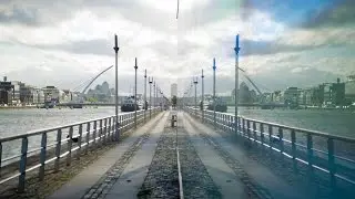 Running around between the humans of Dublin