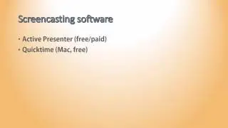 Screencasting software