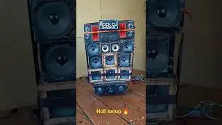 holi setup dj 🔥#viral #dj #shortvideo #holisong #holispecial #youtubeshorts #holi#dj #bhojpuri