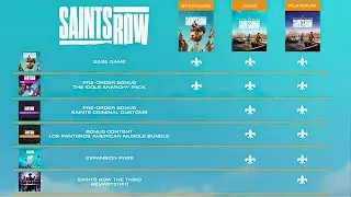 Saints Row (2022): Notorious Edition - How To Obtain All Pre-Order Bonus In-Game DLC - (PS5)