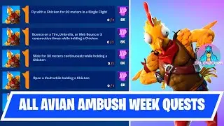Fortnite All Avian Ambush Week Quests Guide - Chapter 3 Season 1