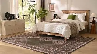 8x10 washable floral rug boho vintage non slip clemile