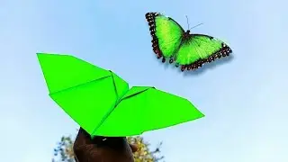 Flying Paper Butterfly (Flapping) | Superb Fly Origami Butterfly | DIY