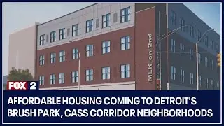 Affordable housing coming to Detroit's Brush Park, Cass Corridor neighborhoods